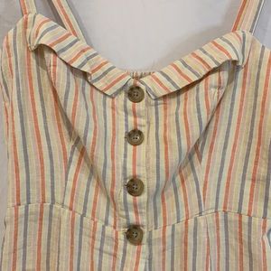 NWT Urban Outfitters linen blend romper